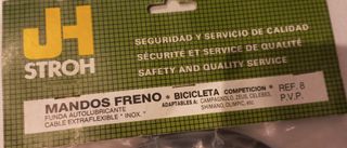Juego Cables/Fundas freno JH-STROH Carretera negro