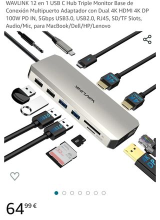 Lector tarjetas estación 12 en 1