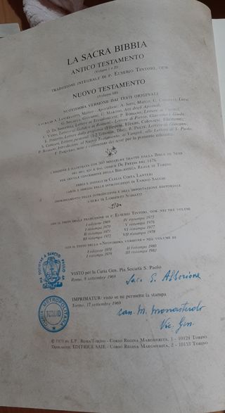 libro La Sacra Bibbia