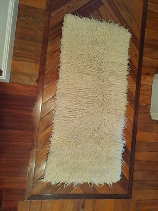 3 Alfombras de lana de 125 x 45 cm