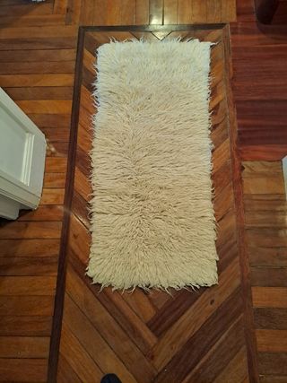 3 Alfombras de lana de 125 x 45 cm