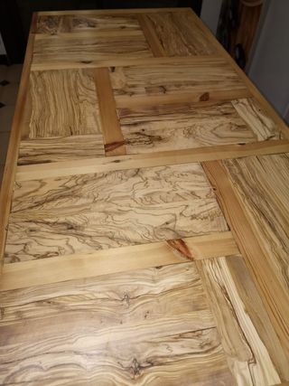Isla de cocina rústica