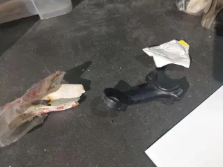 Soportes intermitentes honda xl200 mtx200 kg1