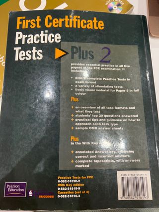 Libro First Certificate Practice Test 2 inglés