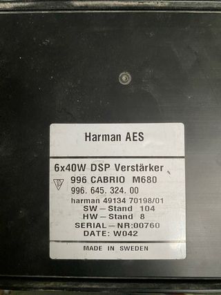 Amplificador 996 99664532400