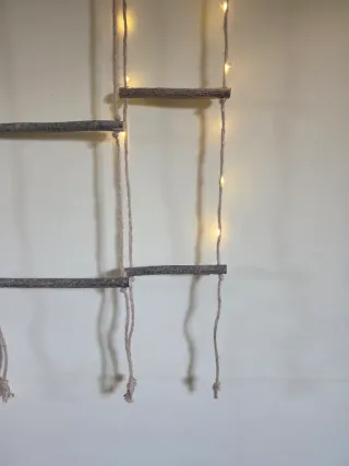 Fioriera Scaletta decorativa da parete rustica