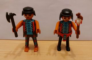 2 figuras Playmobils indios