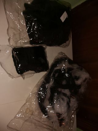 Bufanda, gorro, guantes y bolso