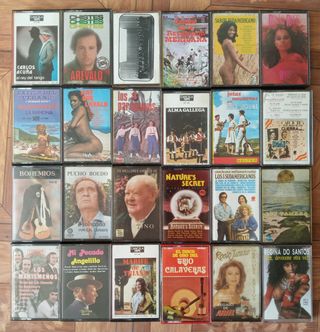 OFERTA Lote 24 cintas de radio cassette antiguas