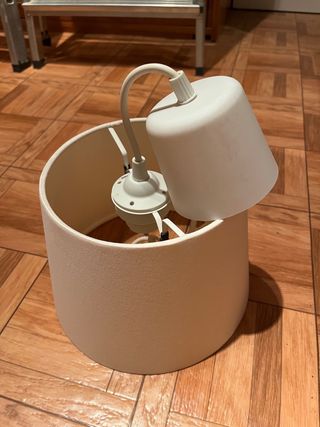 Lampara de techo blanca Ikea 24cm diametro