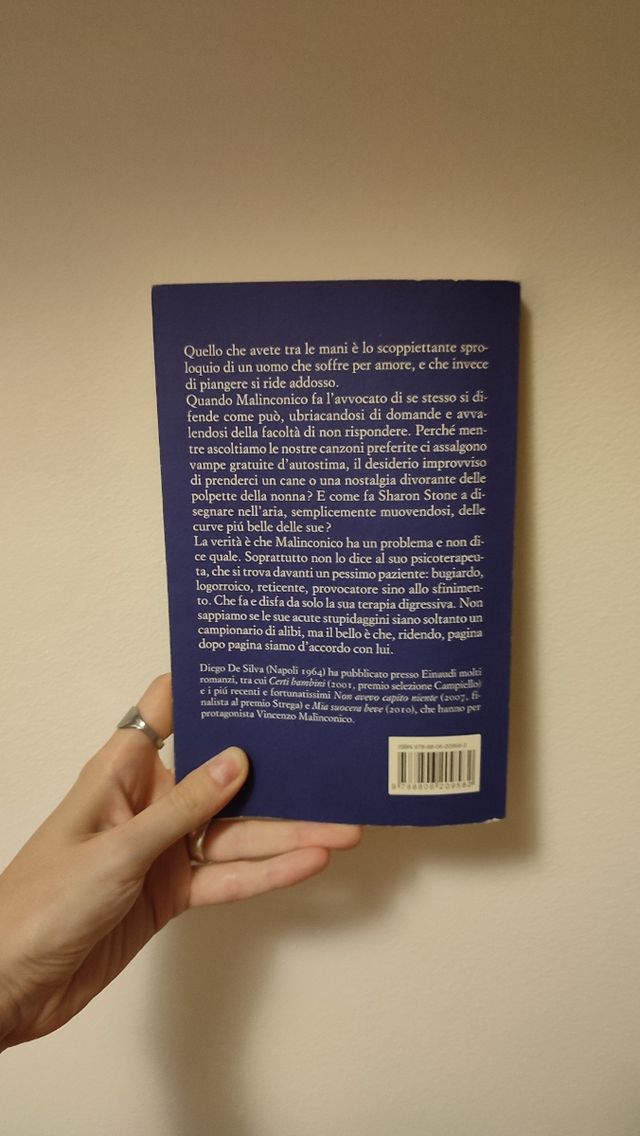 Sono contrario alle emozioni | Diego de Silva