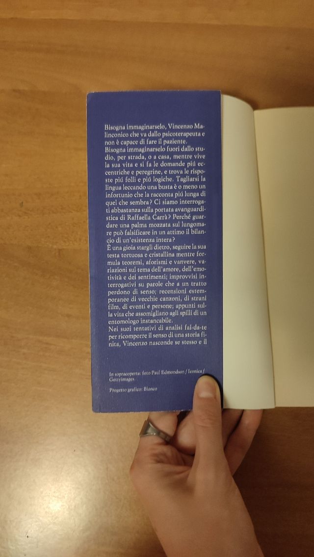 Sono contrario alle emozioni | Diego de Silva