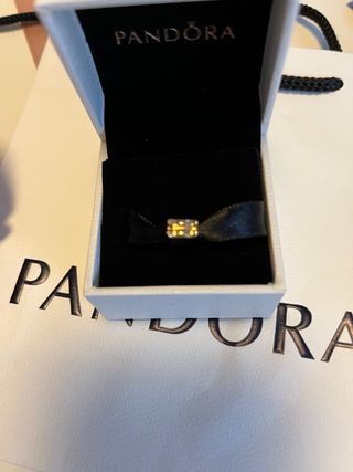Charm Pandora rose cohete original