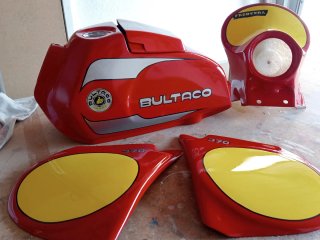 Cubre cadenas Montesa Fura ,bultaco Alpina,cota247