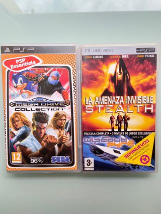 psp mega drive collection y wipeout pure