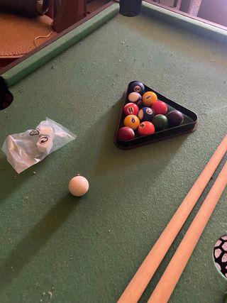 Mesa de billar pequeña