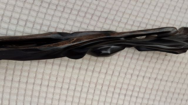 Talla madera ébano , altura 45,5 cm