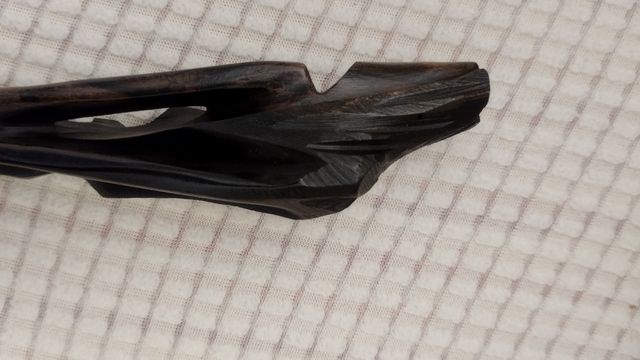 Talla madera ébano , altura 45,5 cm