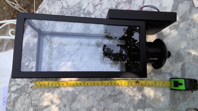 LAMPARA EXTERIOR "NYQU" /SENSOR MOVIMIENTO / NEGRO