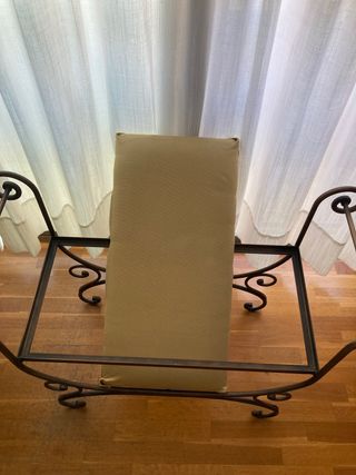 Banco Descalzador pie de cama Jamuga