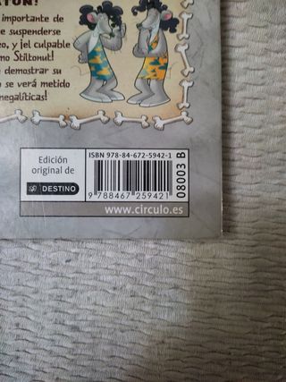 Libro de saga Gerónimo Stilton  