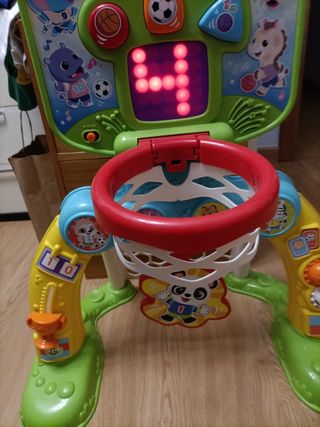 Canasta, portería y diana.