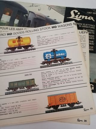 Catálogo trenes HO Lima