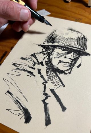 DIBUJO US ARMY EJERCITO TAMAÑO A5