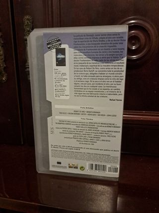 VHS Dracula y Frankenstein