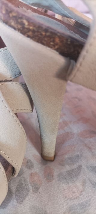 Sandalias piel ante