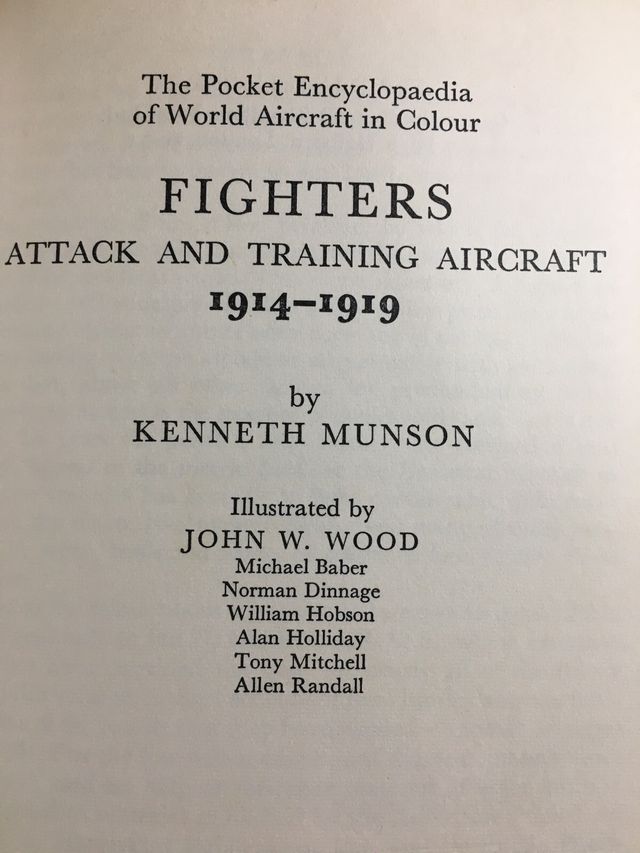 Fighters 1914-19. attack and training aircraft.