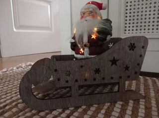 Trineo decorativo Navidad atrezzo