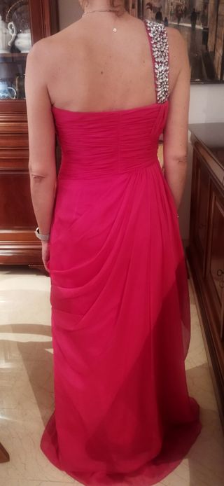 Vestido fiesta fucsia
