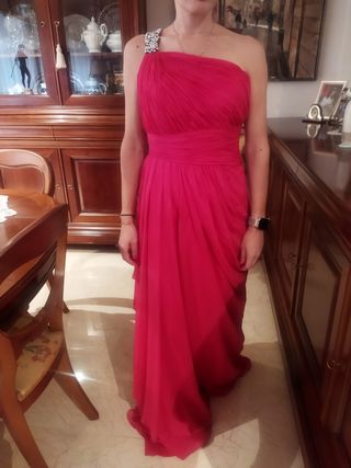 Vestido fiesta fucsia