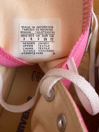 zapatillas Converse rosas