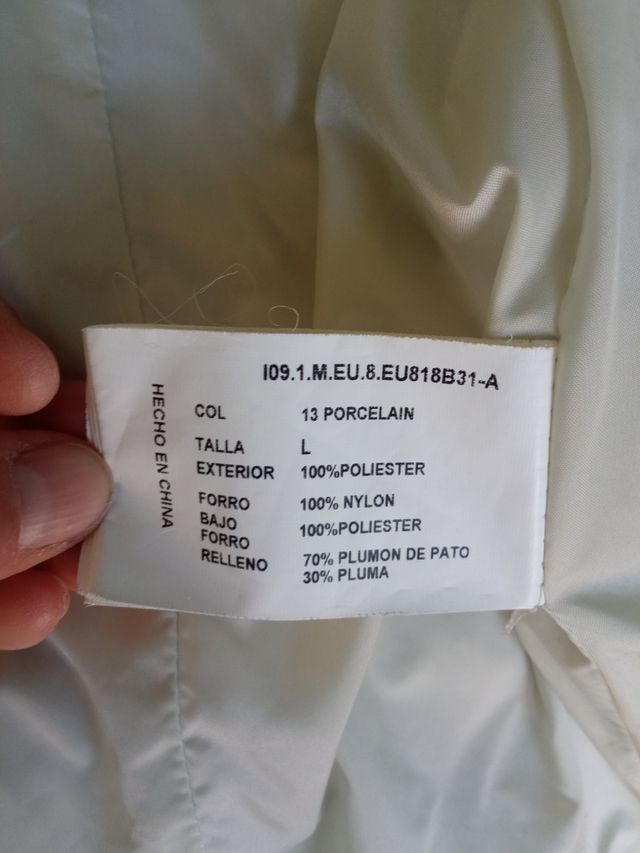 Plumífero Plumón de pato