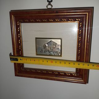 Lote 4 Cuadros de plata italianos