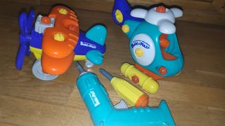 Build and Play. Construir avion y helico