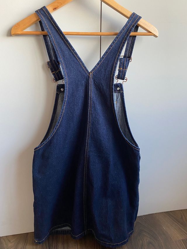 Peto mujer vaquero oscuro Stradivarius 38