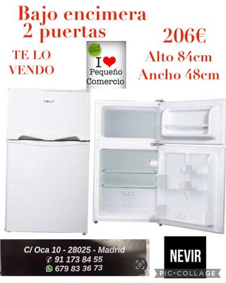 frigorifico bajo encimera