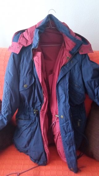 Parka reversible. Talla L. Muy buen . 10