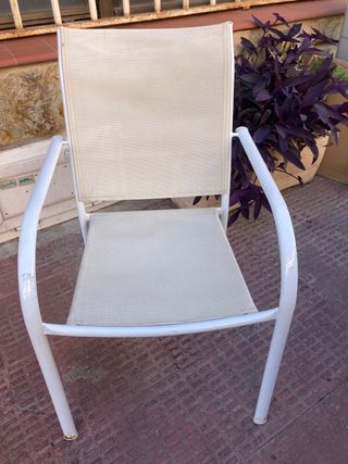 3 sillas teraza