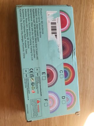 Bloque arco iris madera Waldorf