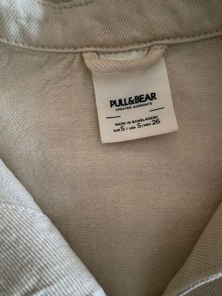 cazadora beige de flecos