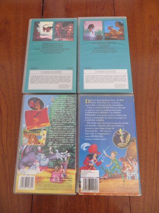 4 VHS Peliculas Originales Nuevas