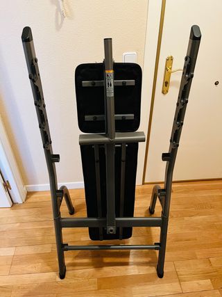 Banco musculacion/pesas Decathlon plegable Domyos