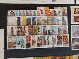 SELLOS ESPAÑA AÑO 2002 COMPLETO EN NUEVO