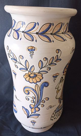 Paragüero bastonero porcelana Talavera