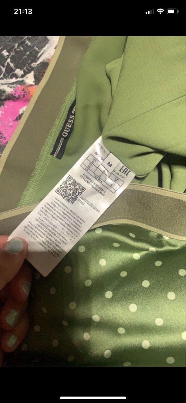 minigonna raso pois Guess