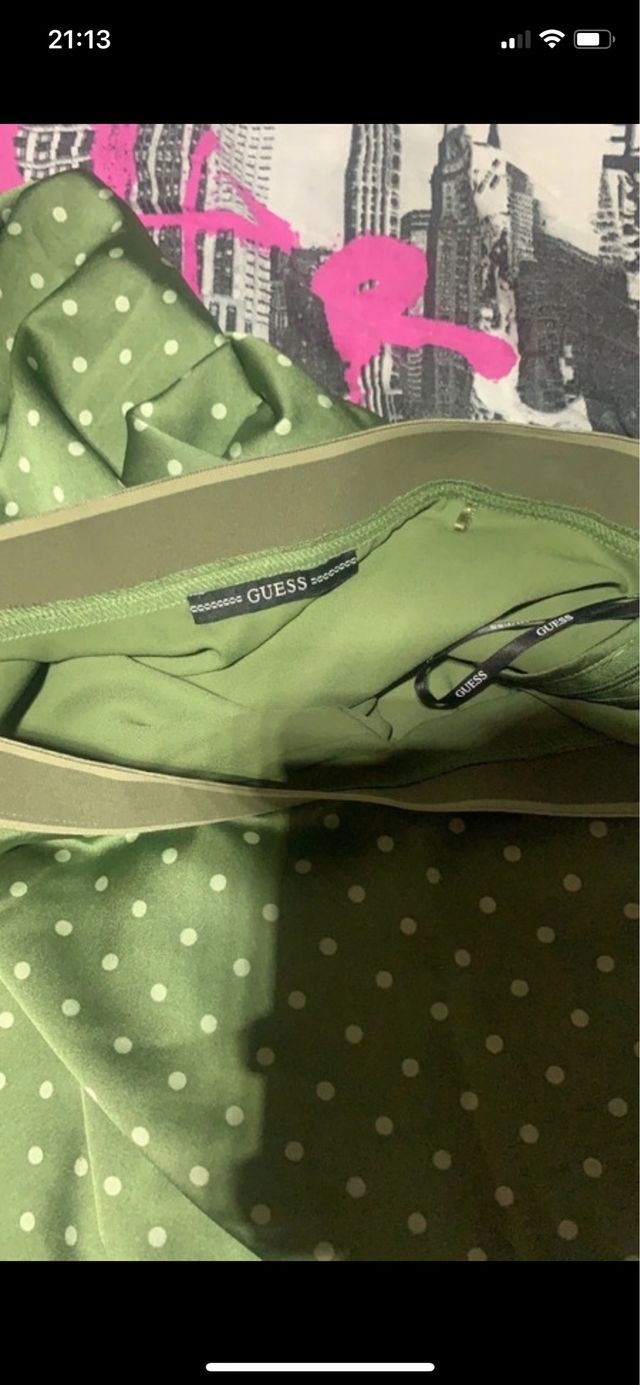 minigonna raso pois Guess